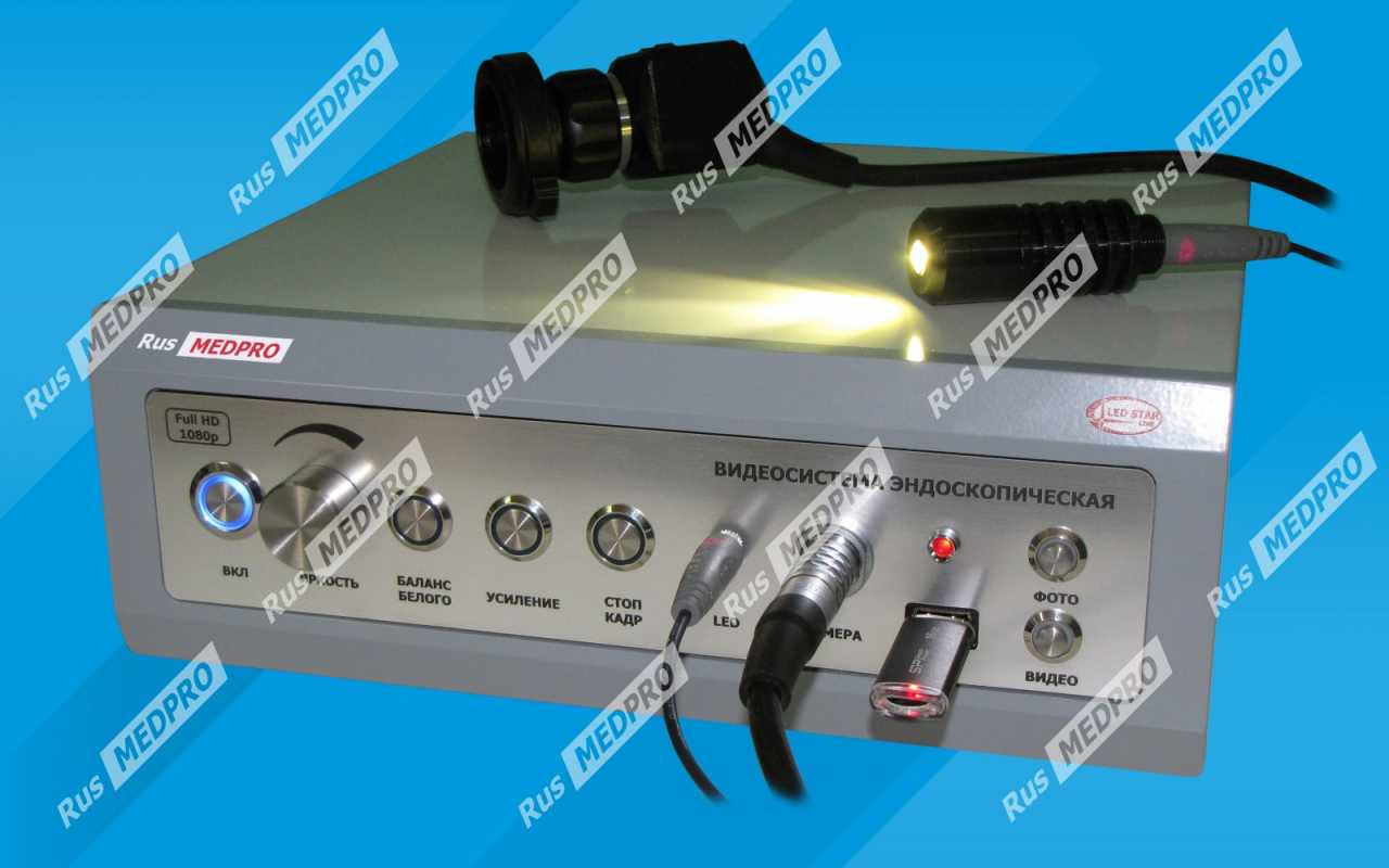 Видеокамера эндоскопическая FullHD 1080p с записью на USB и осветителем LedSTARLINE